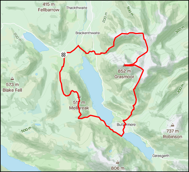 Buttermere route